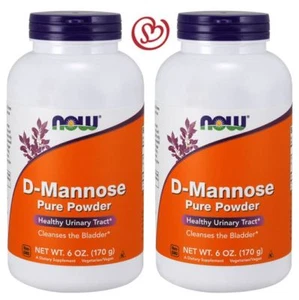 D-Mannose 6 oz Powder by NOW Foods (2 Pack) - Picture 1 of 1