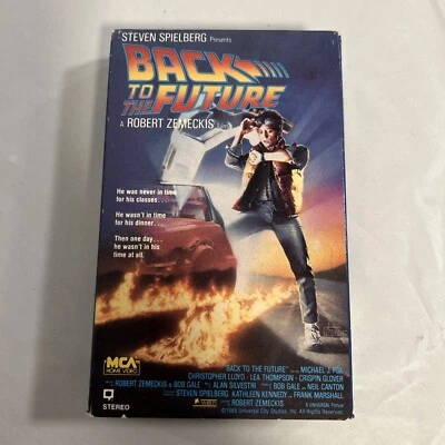Back to the Future Beta (Not VHS) MCA Betamax Short Box *Error Label* rare htf  - Image 1 of 4