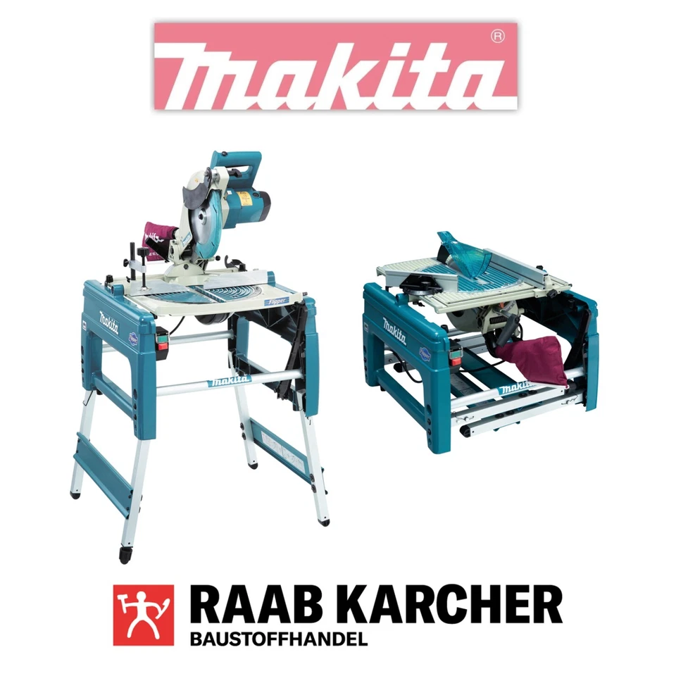 Makita Tisch Kapp u. Gehrungssäge LF1000 Flip-Over-Funktion LF 1000 NEU FLIPPER - Bild 1 von 4