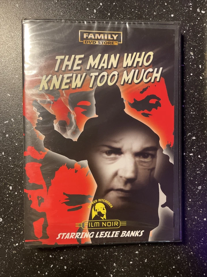The Man Who Knew Too Much (DVD) Alfred Hitchcock Leslie Banks New - Image 1 of 2