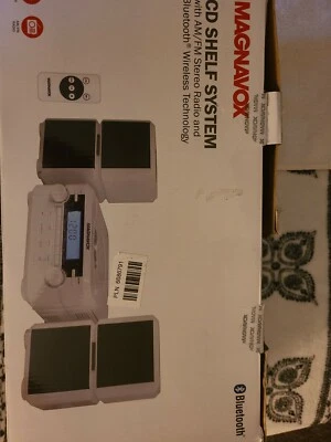 Magnavox MM435 CD Shelf Stereo System - GREY Bluetooth w/remote  - Image 1 of 4