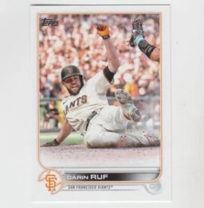 (12) Darin Ruf 2022 TOPPS UPDATE SERIES CARD LOT #US106 SAN FRANCISCO GIANTS - Picture 1 of 1