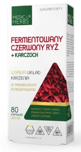 Fermentiert Roter Reis Monacolin K 3% + Artischocken 5% Cynarin 80 Kapseln - Bild 1 von 1