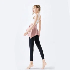 Absorbent Polyester Yoga Tie Up Skirt For Running - Picture 1 of 14
