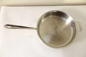 All Clad Stainless Steel Frying Pan 11in 3qt - Picture 1 of 7