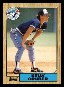 1987 Topps Kelly Gruber  Toronto Blue Jays #458 NM-MINT