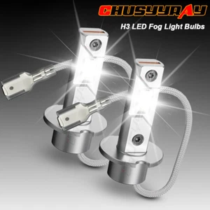 Fit Infiniti I30 1996-1997 1998 1999 2X Front H3 LED Fog Light Bulbs 6000K White - Picture 1 of 11