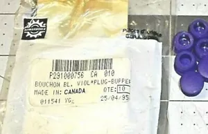 SEA-DOO GTI PWC 291000756 BUMPER PLUG BLUE NOS 5 QUANTITY OEM FREE SHIPPING - Picture 1 of 1