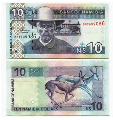 Namibia 10 Dollars 1996-2003 P-4 UNC NEW Banknote - Image 1 of 2