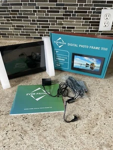 Ever Frames 9" Digital Photo Frame V09 8GB With Remote - Picture 1 of 7