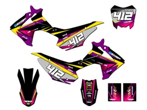 2013-2018 CRF 110 SURGE Purple Senge Graphics Kit Compatible with Honda - Picture 1 of 10