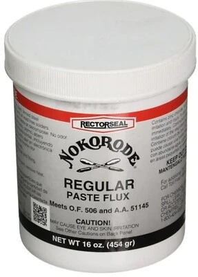 Flujo regular de pasta de soldadura Rectorseal Nokorode 14030 16 oz - Paquete de 1 Foto 1 de 3