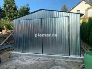 Blechgarage 5x5m Halle Garage KFZ Lager Fertiggarage NEU | 10850!! - Bild 1 von 7