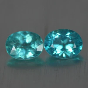2.44CT Superb 100% Natural Neon Blue Apatite Loose Gemstone - Picture 1 of 4