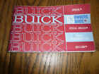 1963 Buick Owners Guide Vintage - Glove Box - Special Skylark Special Deluxe