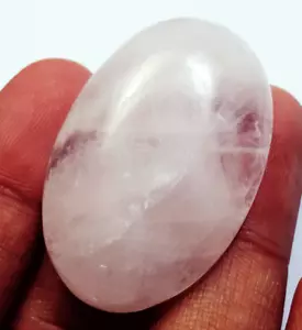 100% Natürlicher Rosenquarz 77,55 Ct Loser Edelstein Top Zertifiziert 42,23 mm - Bild 1 von 6