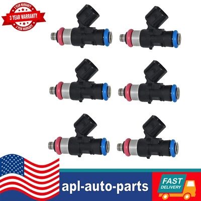 Inyector de combustible 6 piezas ZZJ113250 para Lincoln MKX 2007-10 MKZ 2007-12 MKT 2009-12 Foto 1 de 4