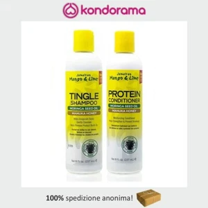 Jamaican Mango & Lime Tingle Shampoo e balsamo Protein Conditioner 237ml - Foto 1 di 5