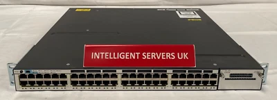 Cisco Catalyst WS-C3750X-48T-E 48 10/100/1000 Ethernet ports IP Services Switch - Image 1 of 2