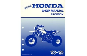 1983 1984 1985 Honda ATC 200X Repair Shop Workshop Manual (Reprint) - Picture 1 of 9