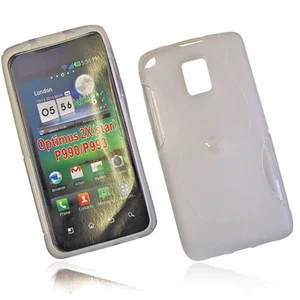 Rubber Silikon TPU Cover Handy Hülle Case in Foggy für LG P990 Optimus Speed - Picture 1 of 11