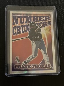 1997 Topps Seasons Best Baseball Frank Thomas Number Crunchers Insert Card #SB2