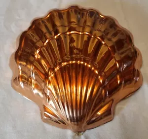 Copper, Shell Design, 12 X 12, Decor Or Pan - Picture 1 of 2