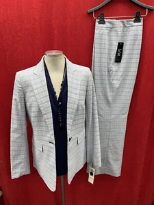 LESUIT PANT SUIT/SIZE 10/INSEAM 32"/NEW WITH TAG/RETAIL$240/BLAZER LINED - Picture 1 of 4