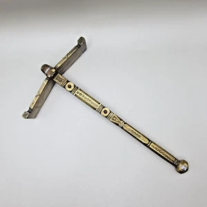 Antiguo martillo de azúcar marroquí grabado en latón hecho a mano - Imagen 1 de 14
