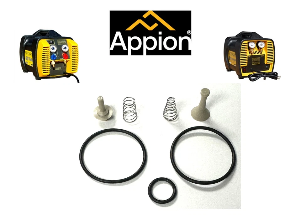 Appion Refrigerant Recovery Compressor Rebuild Kit, Valves & O-Rings, #-2280