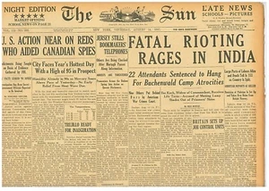 Partition Fatal riots in India Pakistan set up Punjab divided August 14 1947 B28 - Picture 1 of 1