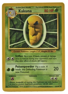 Kakuna 33/102 Non Comune Non Holo Set Base Illimitato WOTC NM con Tracciamento eBay - Foto 1 di 3