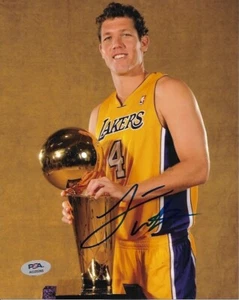LUKE WALTON signed autographed L.A LAKERS, Trophy 8X10 photo w/ COA PSA AO25266 - Picture 1 of 1