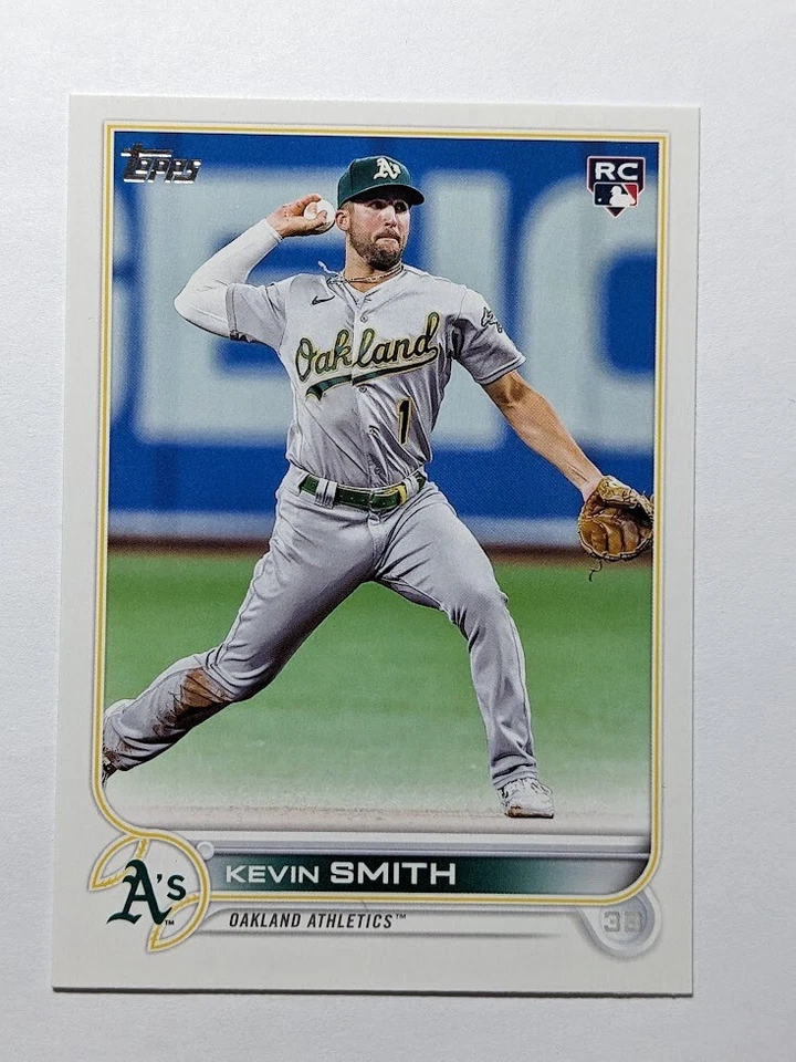 2022 Topps Update Series #US217 Kevin Smith Oakland Athletics RC - Image 1 of 2