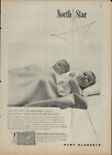 1956 North Star Baby Blankets Babies In The Bed Bear Hug Book Vtg Print Ad 2486