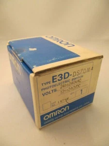 (NEW) Photoelectric Switch E3D-DS70M4 (12-24VDC or 240 to 250VAC) #A6-4 - Bild 1 von 4