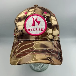 KILLIK Outdoor Cap Rain Hat Ladies Fit Lightweight Pink Camo Moisture Management - Picture 1 of 11