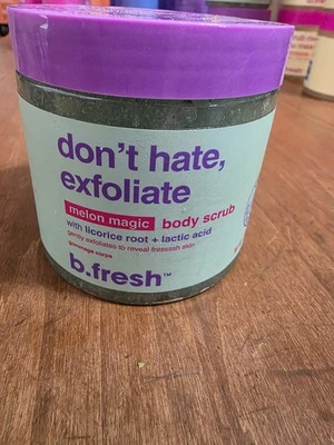 Exfoliante corporal mágico de melón exfoliante Don't Hate b.fresh, 16 oz Foto 1 de 2