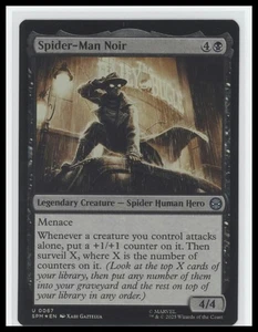 🕶️ MTG Marvel’s Spider-Man Noir Foil – Rare Universes Beyond 🕶️ - Picture 1 of 2