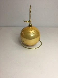 Vintage Principle Secret Weihnachtsschmuck Gold mit Ständer - Bild 1 von 9