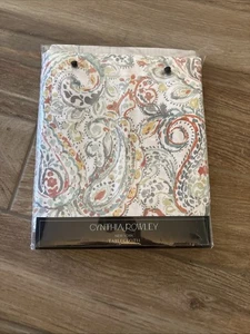 Cynthia Rowley Boho Table Cloth 60”x85” Muliticolor Paisley 100% Cotton - Picture 1 of 6