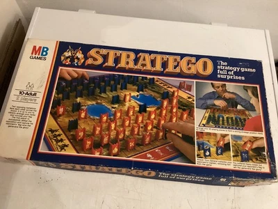 Stratego Strategy Board Game MB Games 1982 Vintage Complete - Image 1 of 4