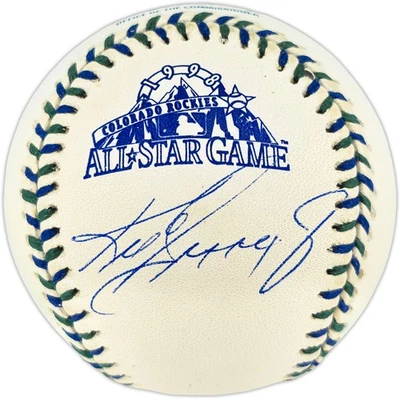 Ken Griffey Jr. Auto 1998 All Star Game Logo Baseball Mariners Beckett 901411 - Image 1 of 4