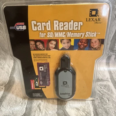 Lexar Jumpdrive Trio Single-Slot USB Multi-Card Reader SD/MMC/MEMORY STICK - Image 1 of 2