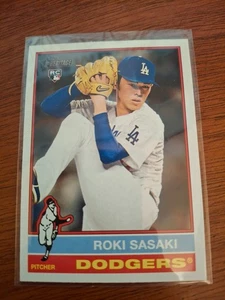 2025 Topps Heritage - Roki Sasaki #224 (RC) - Foto 1 di 1