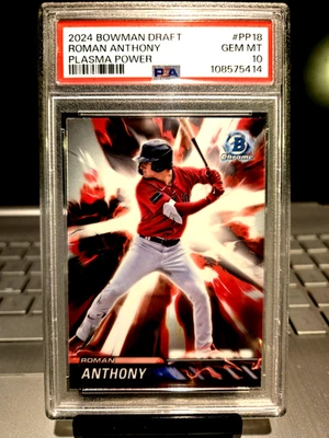 2024 Bowman Draft Roman Anthony Plasma Power #PP18 Gem Mt. 10 " The Roman Empire - Image 1 of 4