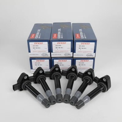 Set of 6 Denso 30520-P8E-A01 Ignition Coil For Honda Accord Odyssey Acura CL TL - Image 1 of 4
