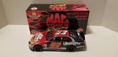 Dave Blaney #93 "AUTOGRAPHED" 2001 Dodge MAC TOOLS RACING By Racing Champions  - Image 1 of 4