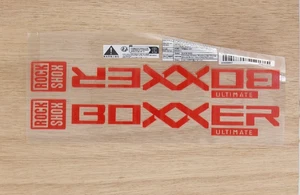 Rockshox Boxxer Fork Decals/Stickers Color Red - Bild 1 von 1