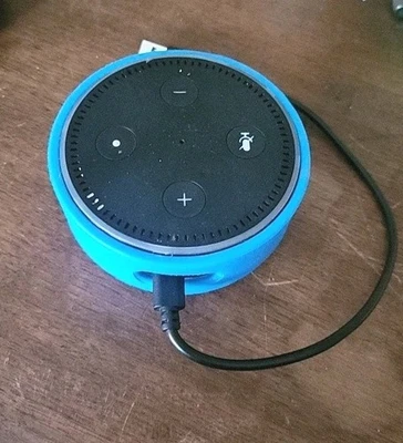 Amazon Alexa Echo Dot 2nd Gen Bluetooth Smart Assistant Blue Speaker RS03QR - Image 1 of 2